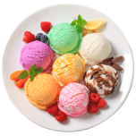 Ice Cream on the plate